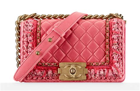 chanel pink boy bag price